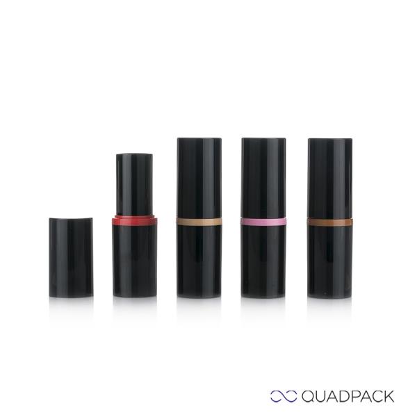 Plastic lipstick with removable ring